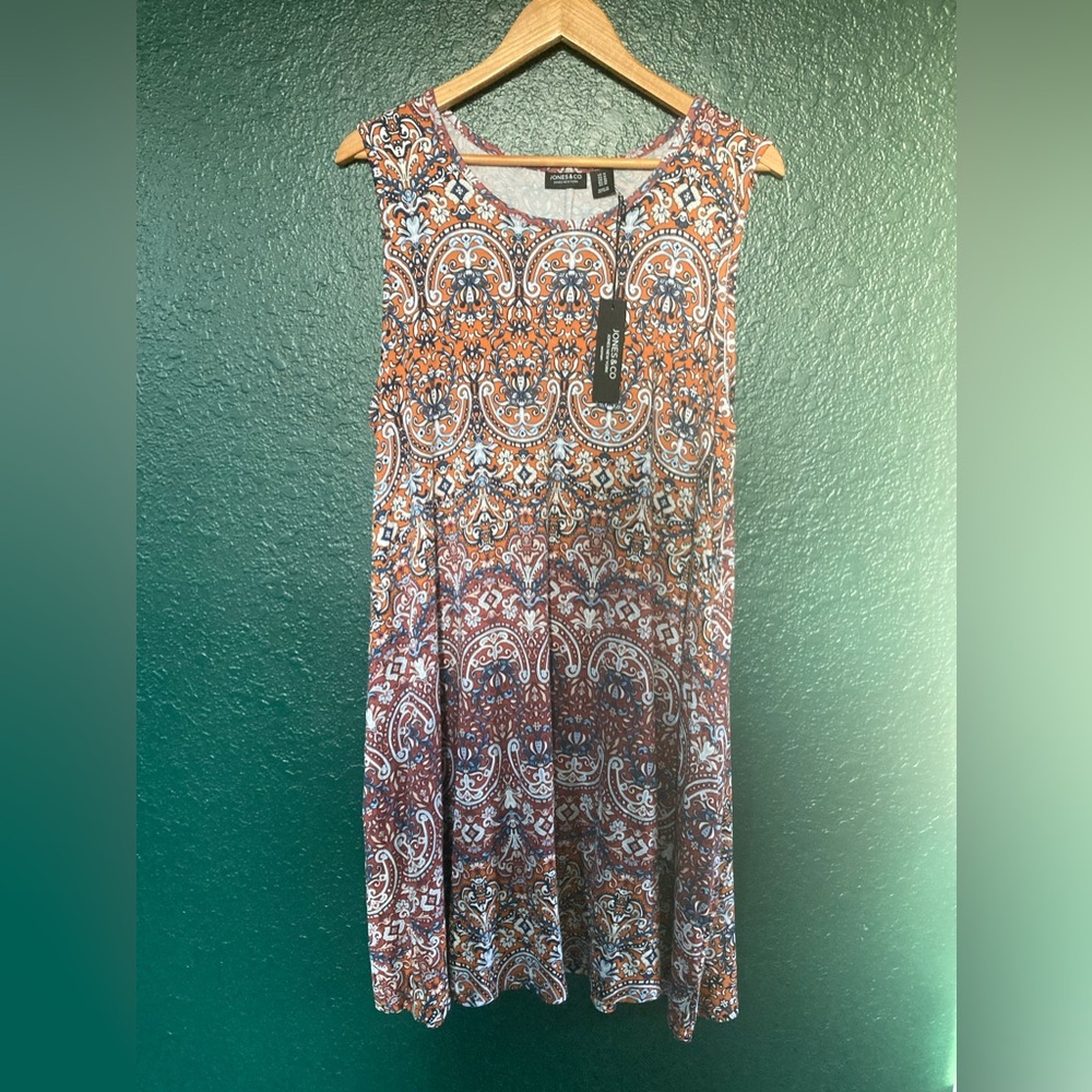 🟠Midi dress🟠 NWT - Jones & CO - New York Size:1X